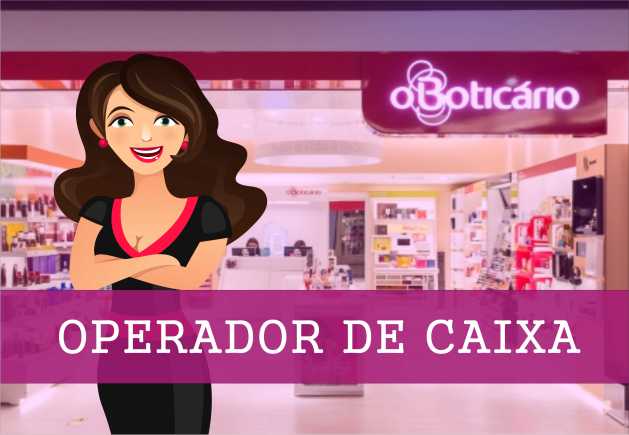 Resultado de imagem para Operador de caixa boticario