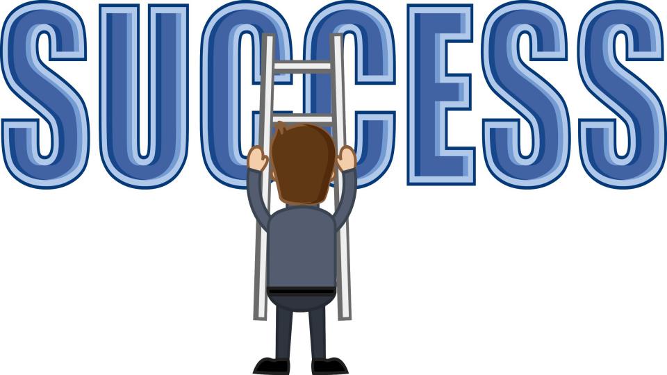 Success ladder business cartoons vectors gjafvkdd l