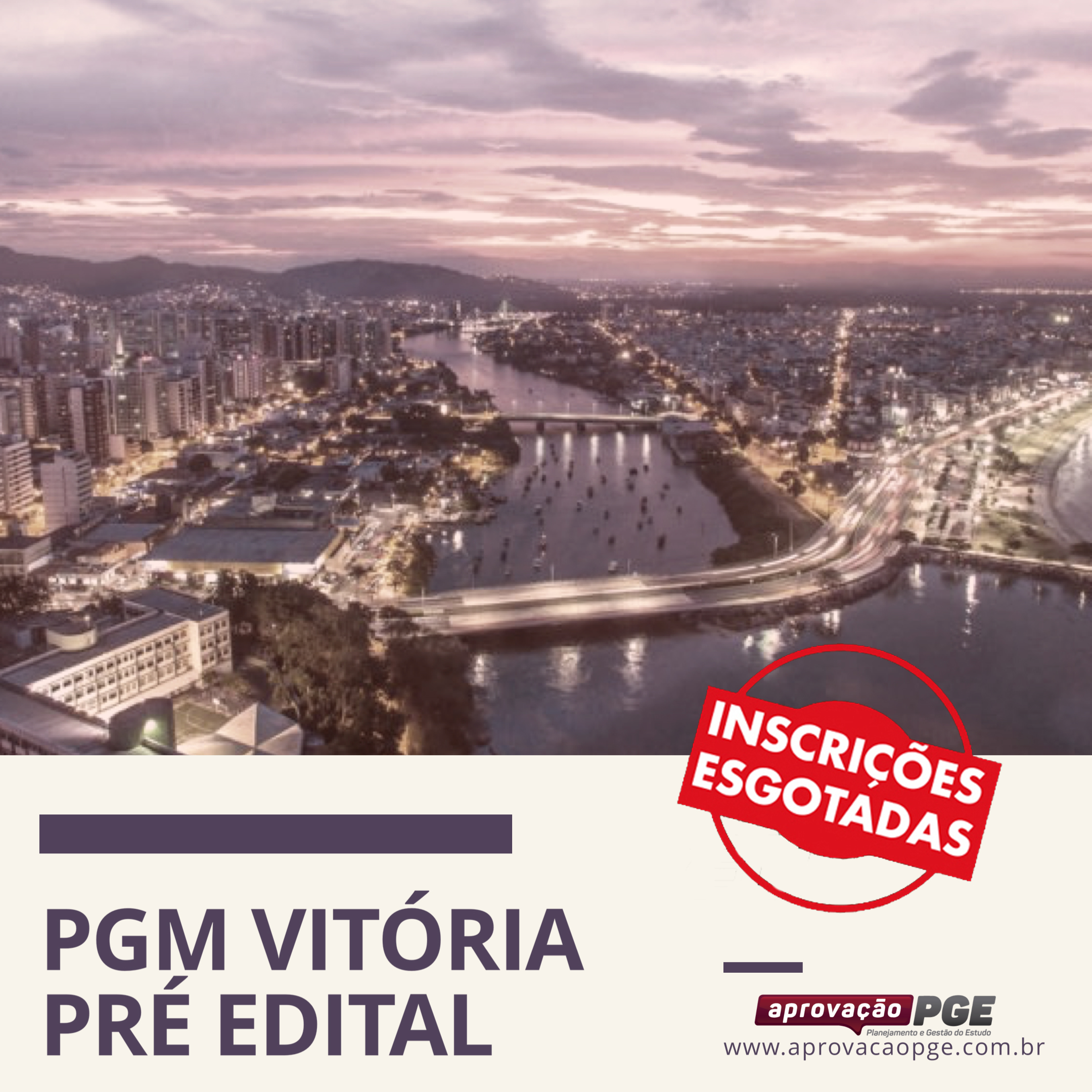 Card pgm vitoria esgotado