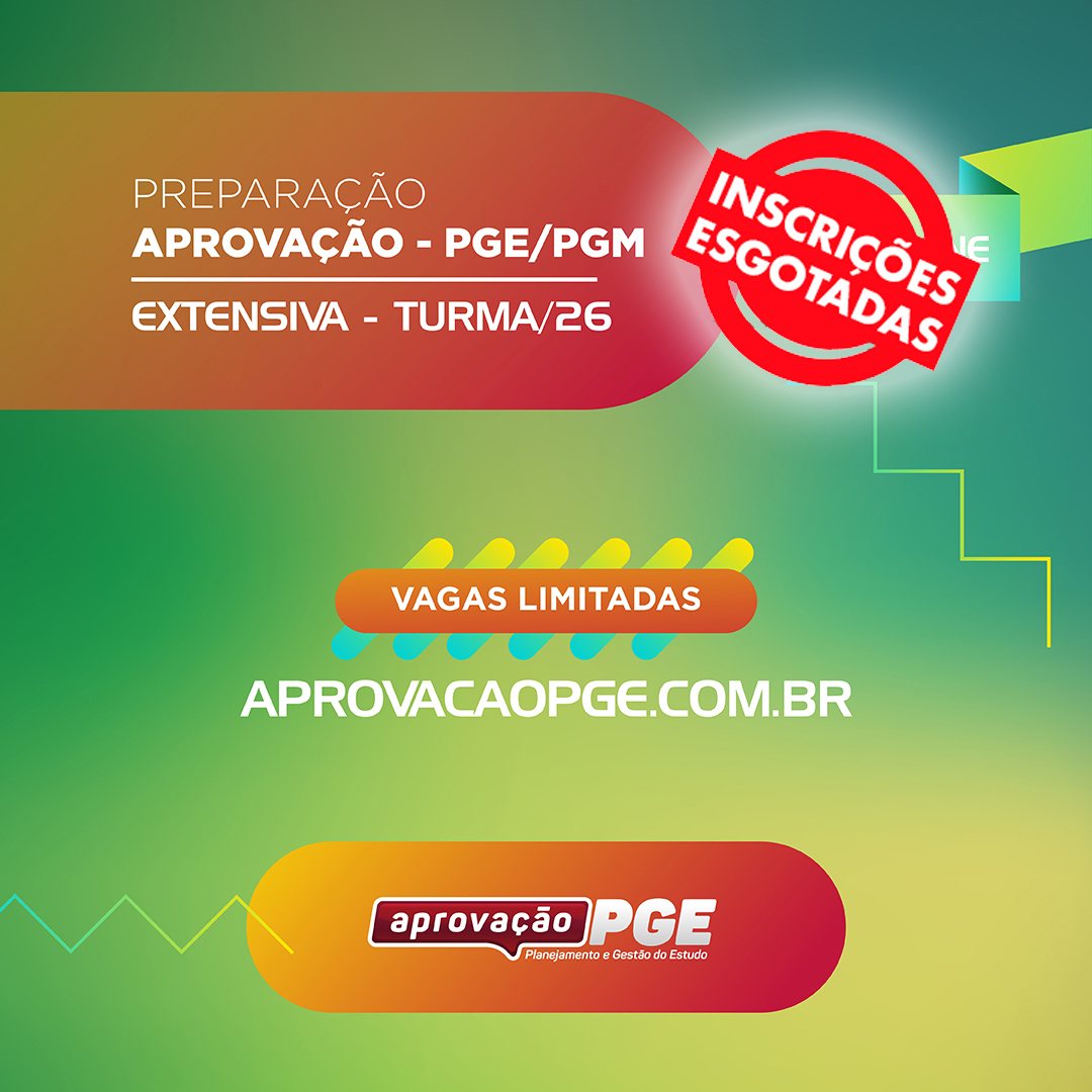 Aprova%c3%87%c3%83o pge extensiva turma 26 esgotado