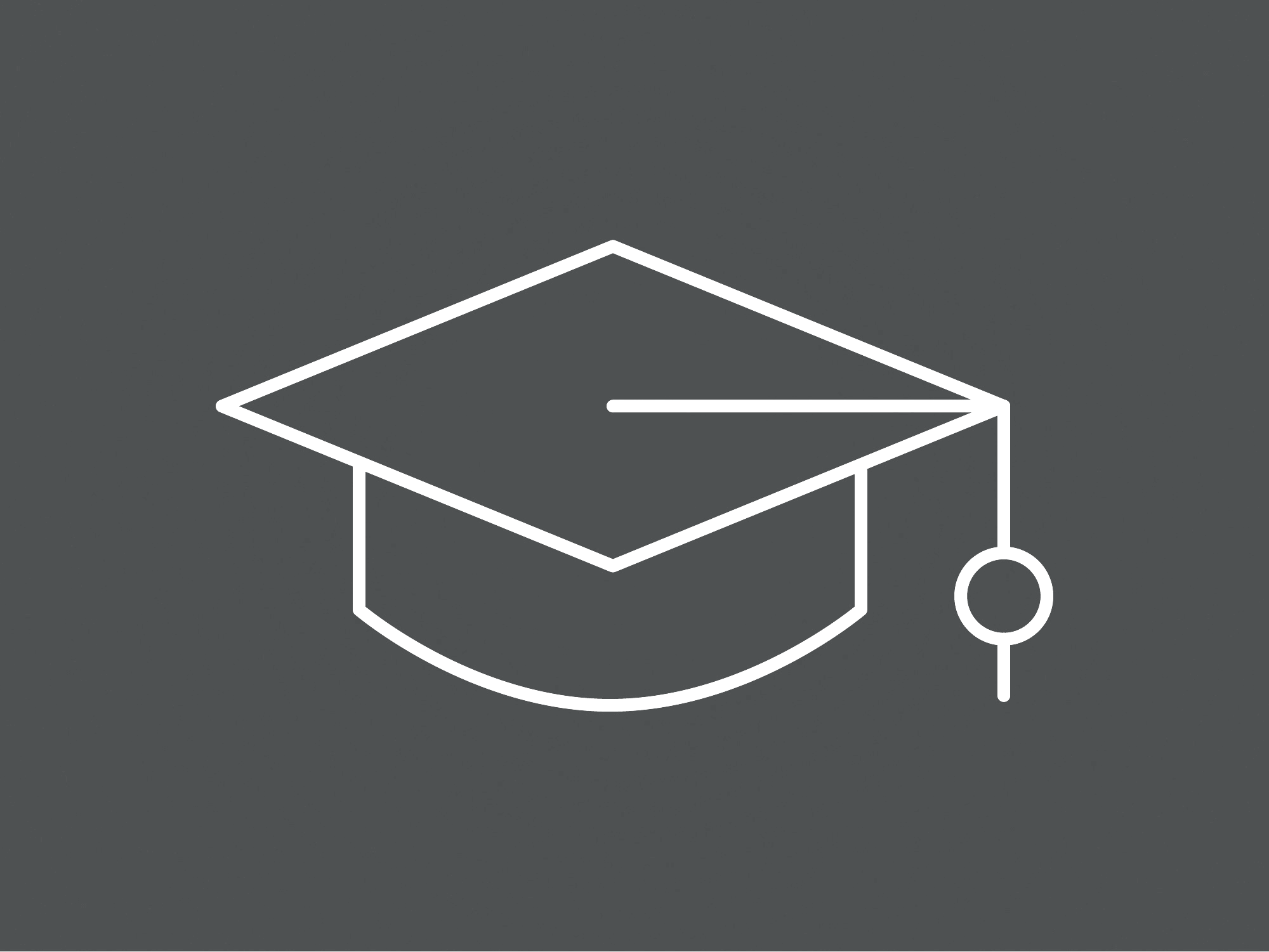 Icon education cinza