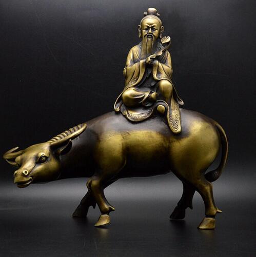 Lao tzu bull riding green laojun riding crafts