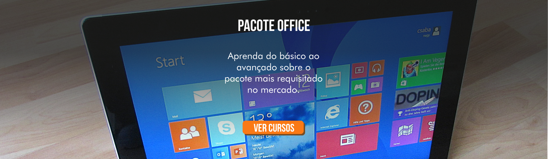 Banners online pacote office