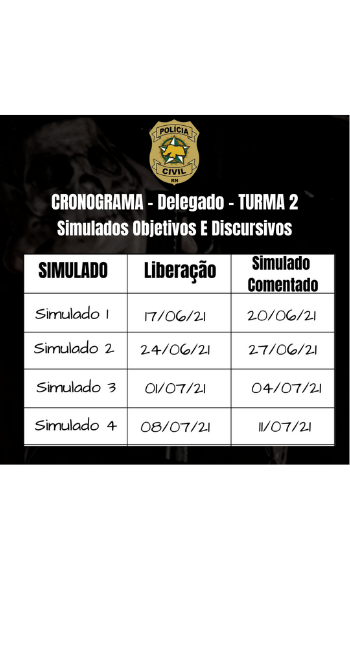 Cronograma - DPCRN 2